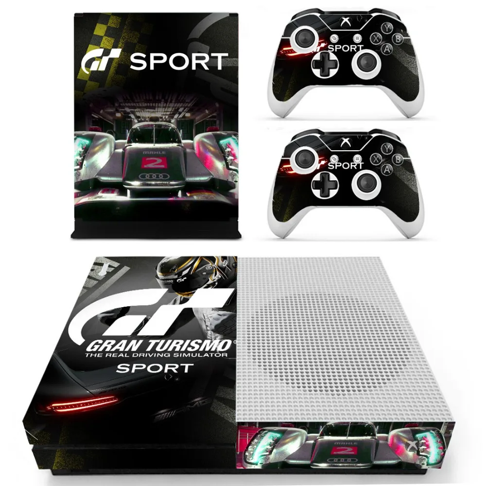 GT спортивная кожа наклеивающиеся Переводные картинки для детей Xbox One S консоль и контроллеры для Xbox One тонкая кожа стикер s винил