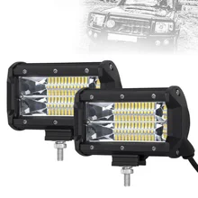 2шт черный литой алюминиевый профиль автомобильный Светодиодный точечный светильник s украшение для автомобильной фары холодный белый 7000K автомобильный светильник