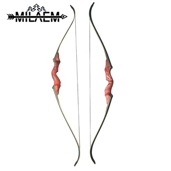 

60inch 30/35/40/45/50/55/60lbs Archery Recurve Bow Right /Left Hand Red Handle Shooting Takedown Bow Outdoor Sports Accessories
