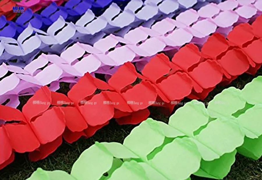 Wedding Venues Decorative Happiness Clover Latte Art Ribbon Paper Flowers Wall Props Holiday Birthday Party Decoration
