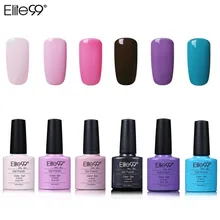 Elite99 Verniz Gel Cartilha Embeber Off LED UV Gel Unha Polonês camada de Base Top Coat Unha Gel Cor UV Unha Polonês manicure Gel UV levou Gel(China)