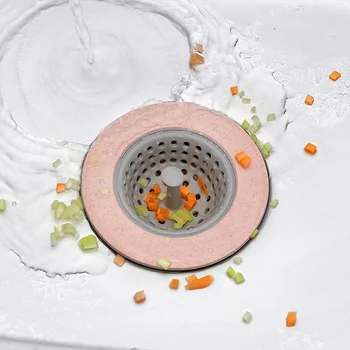 

Silicone Kitchen Sink Stopper Plug For Bath Drain Drainer Strainer Basin Water Rubber Sink Filter Cover