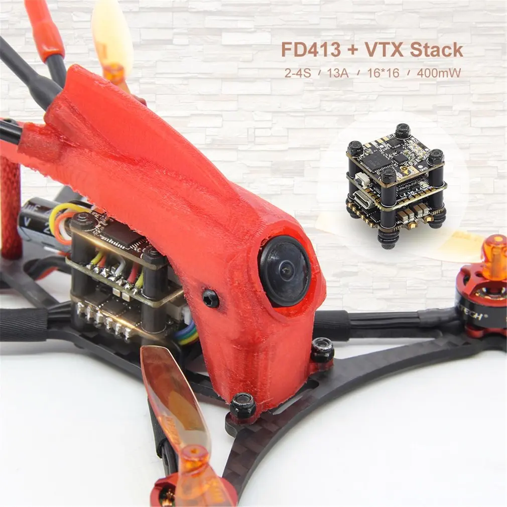 HGLRC зубочистка Parrot120 микро RC FPV гоночный Дрон PNP F411 2-4S управление полетом 13A 4в1 ESC 1103 кв мотор-красный