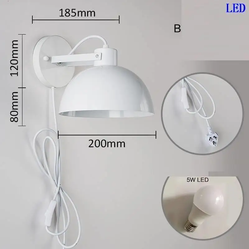 Vanity Lampara De Techo Colgante Moderna Deco Фреска промышленный Декор современный светильник спальня свет для дома светодиодный настенный светильник
