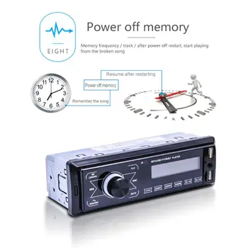 

M10 LCD Car MP3 Player Dual USB Bluetooth4.0 Speaker TF Card U Disk AUX FM Radio