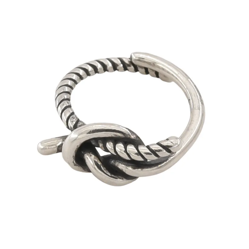 925 Sterling Silver Cross Ring Minimalism Thai Open Finger Ring for Women Men Jewelry Gifts silver cross ring silver rings silver ring