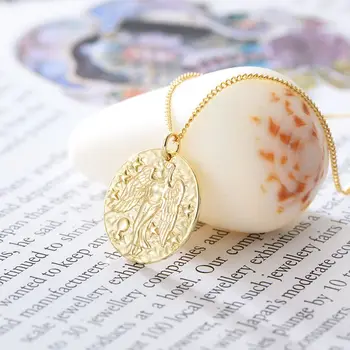 

Silvology 925 Sterling Silver Victoria Angel Pendant Necklace Gold High Quality 18K Women's Necklace Silver 925 Birthday Jewelry