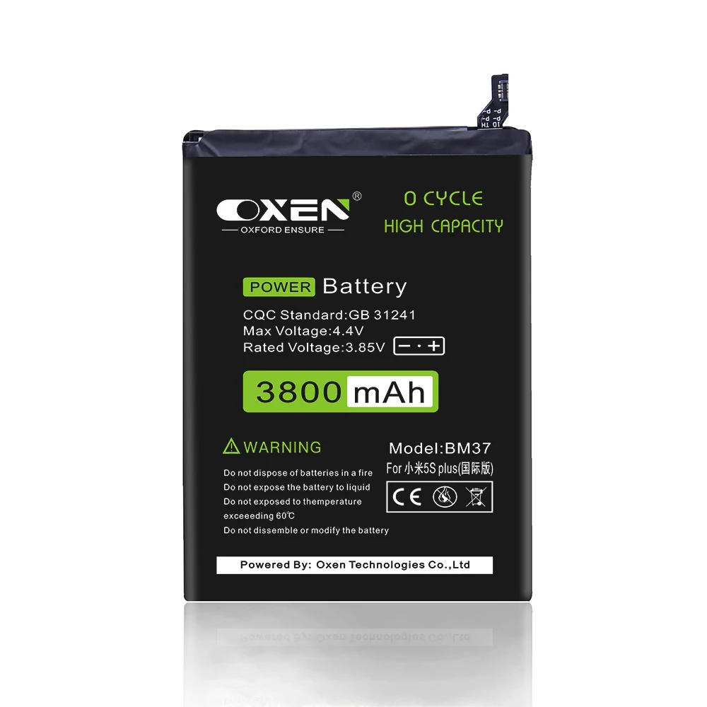 OXEN BM37 аккумулятор 3800 мАч для Xiao mi 5S mi 5S Plus, аккумуляторы для телефонов, литиевая батарея большой емкости, бесплатные инструменты