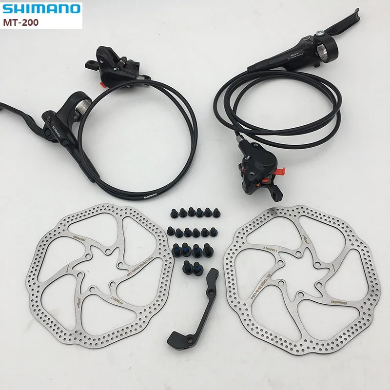 SHIMANO MT200 тормозной велосипед mtb Гидравлический дисковый тормоз зажим горный велосипед тормоза обновление M315 тормоза w/n G3/HS1 ротор