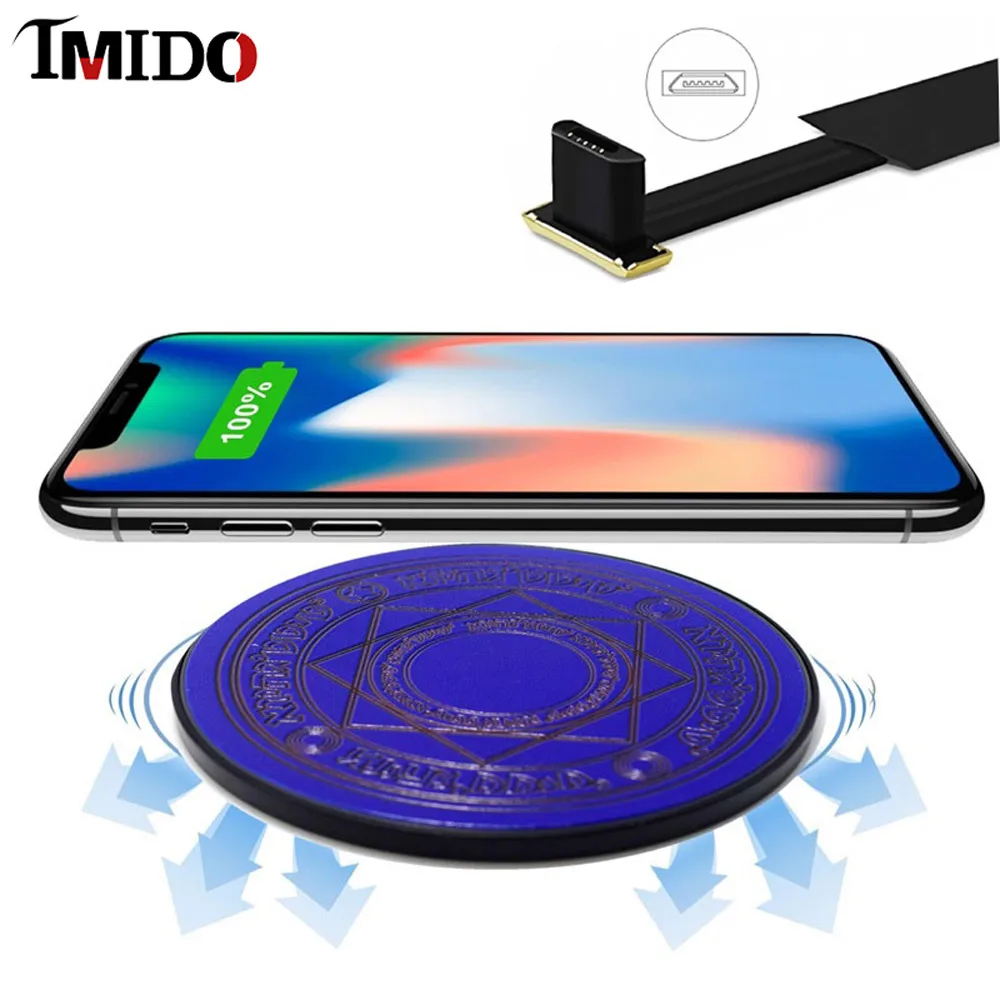 Лучшее Беспроводное зарядное устройство для Redmi note 7 pro умная Беспроводная