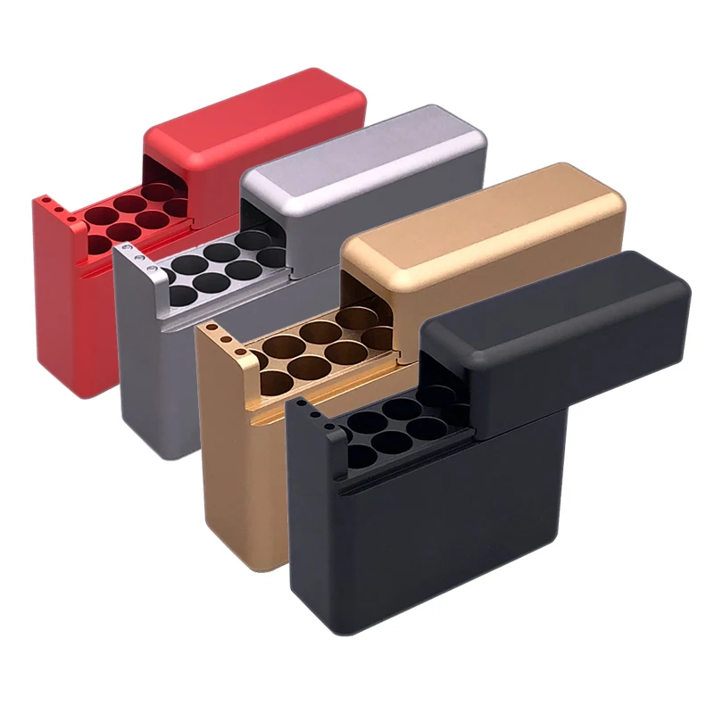 

Protective Sleeve Aluminum alloy Cigarette Case For IQOS 12 Holes 18 Holes Cigarette Storage Box Holder Case