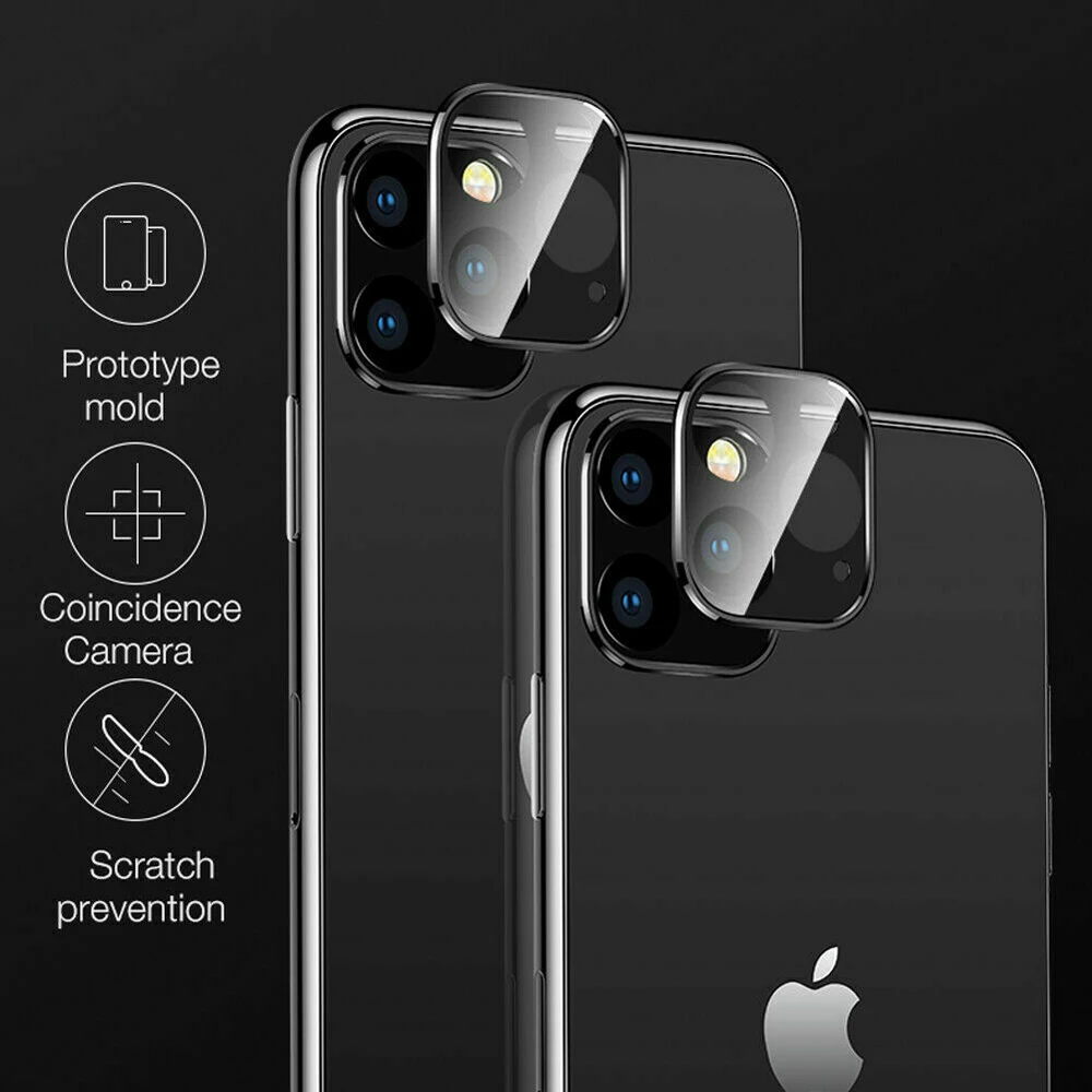Металлический чехол для объектива камеры заднего вида для iphone 11 Pro MAX защитный чехол для камеры для iphone XS MAX XR 7 8 Plus Защита объектива