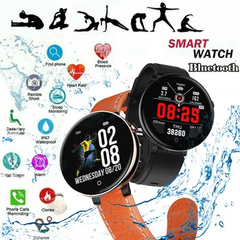 

DT18 Smart Watch Round Touch Screen Smartwatch Heart Rate Intelligent Fitness Tracker IP67 Sports Fashion Bracelet Men