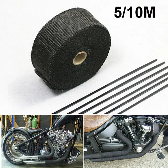 Thermal Exhaust Tape Cover Moto Muffler Heat Wrap For HYOSUNG gt650r gt gt250r gv250 125 gt650 aquila Motorcycle Accessories