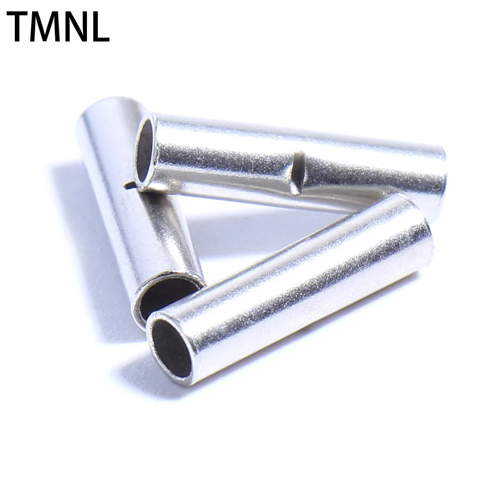 

Butt Connectors Crimp Terminal Insulated DIY Sleeve Electrical Wire repair connecting pipe joint Small Tube Copper Connection