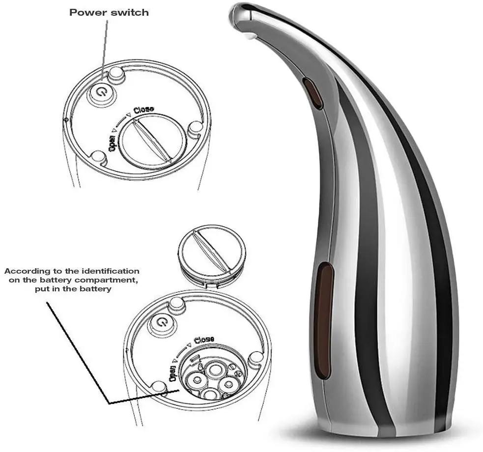  Smart Automatic Soap Dispenser Touchless Liquid Soap Dispenser Waterproof Electric Dish Soap Dispen - 4000563791533