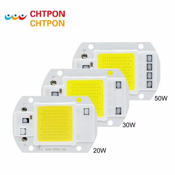 

COB LED Lamp Chip AC 220V No Need Driver LED Flood Light Bulb Chip 3W 5W 7W 9W 10W 20W 30W 50W Diy Spotlight Floodlight Lampada