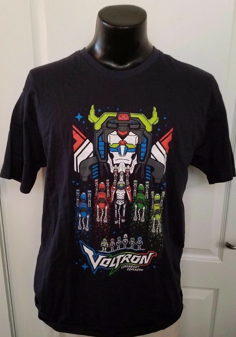 Loot Crate Exclusive Voltron Legendary Defender 8 Bit T Shirt XL November 2017 | Мужская одежда