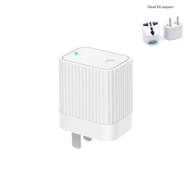 Add EU Adapter mi jia Cleargrass Bluetooth/wifi-шлюз концентратор Работает с приложением mi home Sub-dement сенсор шлюз для Xiao mi умный дом - Цвет: Add EU Adapter