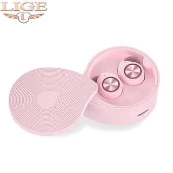 

LIGE 2020New TWS wireless Headphones Earbuds Sports Headphones Touch Bluetooth Noise Reduction With Charging Compartment