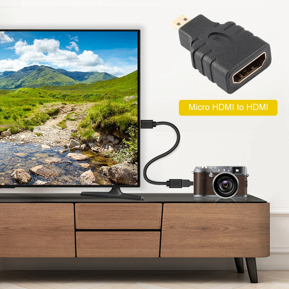 HDMI конвертер мини HDMI микро hdmi-кабель, адаптер 90/270 градусов угол M/F HDMI к HDMI F/F мини микро к HDMI мужчин и женщин