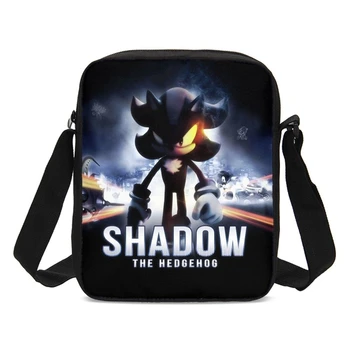 

3D Sonic The Hedgehog Handbags Children Shoulder Bags Women Sling Messenger Bag Casaul School Kids Crossbody Purse Boys Satchel