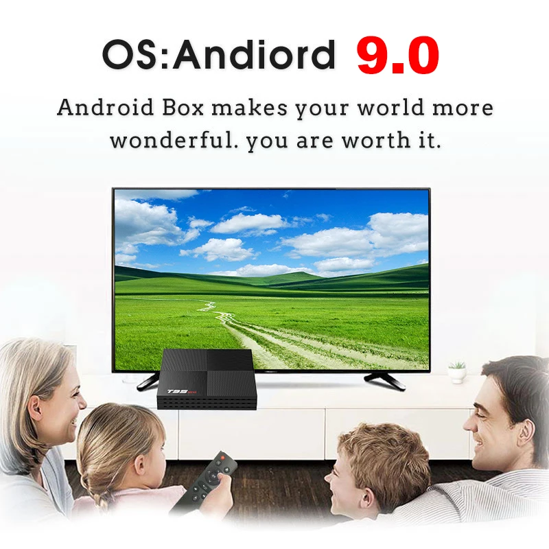Android 9,0 tv Box 2 Гб 16 Гб T95 мини Smart tv BOX Allwinner H6 quad core 6K HDR 2,4 ГГц Wifi T95Mini PK T95 MAX телеприставка