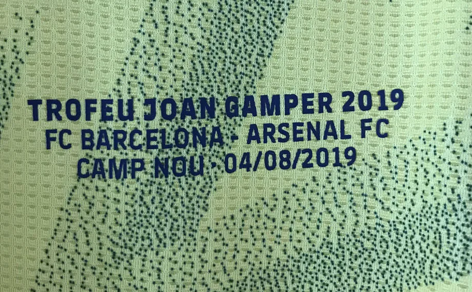 10 шт один лот Trofeu Joan Gamper детали матча для игры Дата матча футбольная нашивка значок - Цвет: Trofeu Joan Gamper