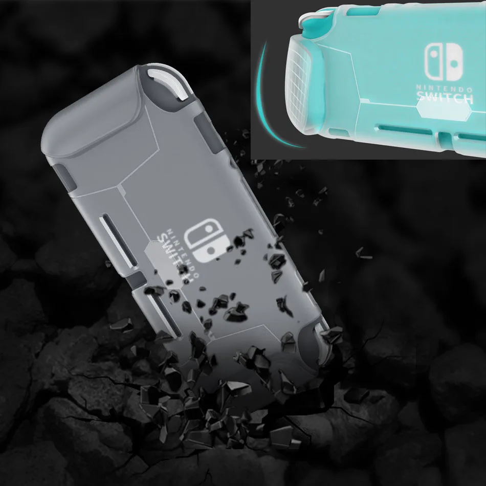 Для nintendo Switch Lite Высокое качество матовый анти-скольжения с украшением в виде кристаллов Чехол протектор рукоятки оболочки Для nintendo переключатель Lite Mini