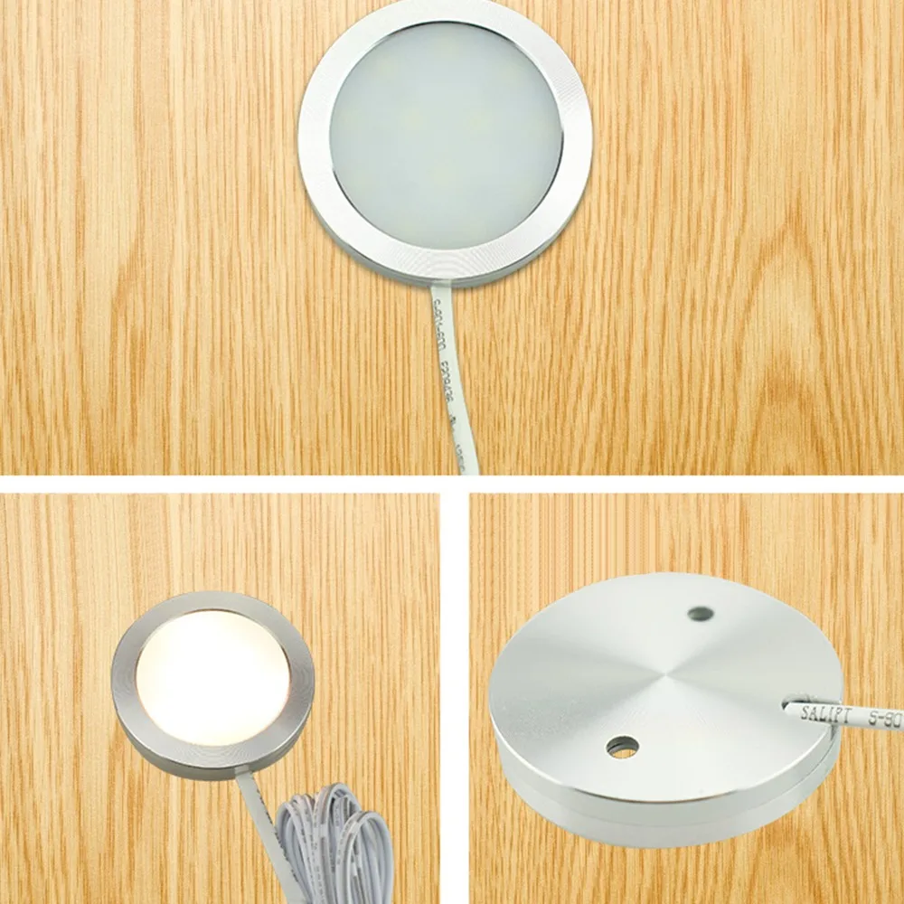 1/3/6 шт. Cabinet Light 2 Вт DC12V светодиодный шкаф легкий алюминиевый выставочный стенд огни для Кухня счетчик шкаф точечные светильники
