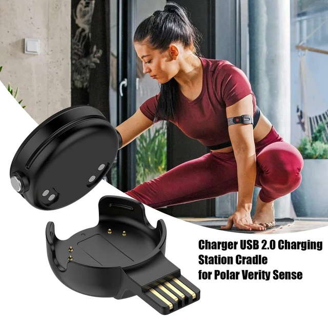 Charger USB 2.0 Built-in Upgraded Magnetic Charging Station Cradle Fast For Polar  Verity Sense Optical