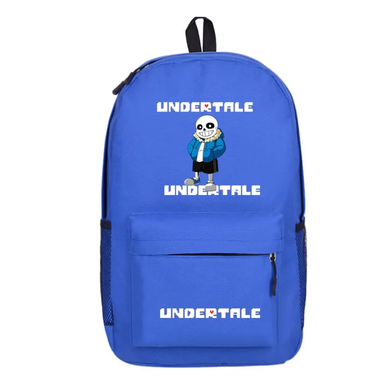 Аниме Undertale рюкзак для женщин и мужчин дорожные сумки с принтом детская школьная сумка рюкзак для мальчиков и девочек Сумка для книг Mochila Escolar детский подарок - Цвет: photo colour