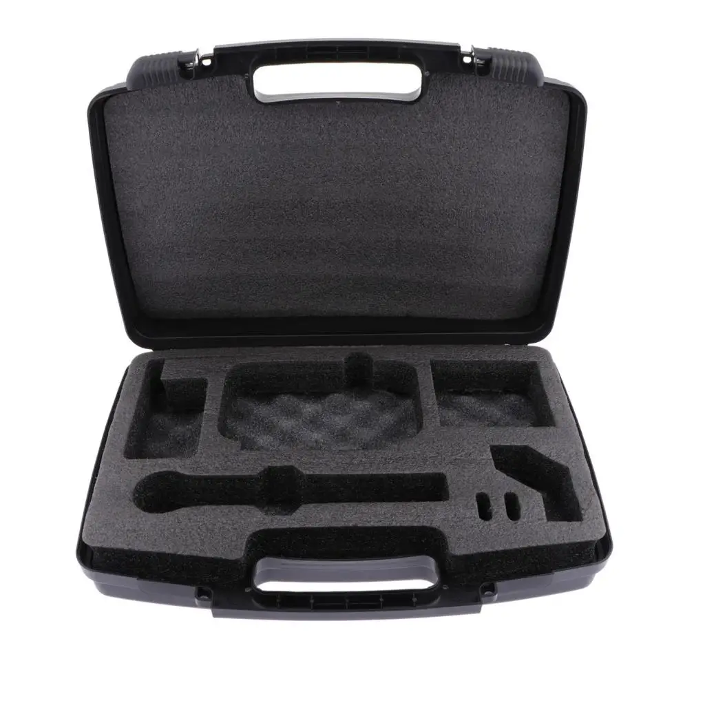 

Wireless Microphone Hard Case Bag Protect Storage Organizer with Customized Foam for PGX24 Wireless Mic Accessory Black