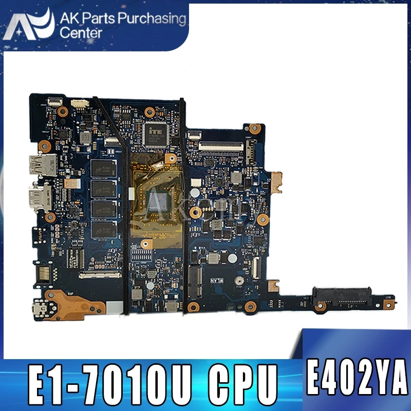 SAMXINNO For Asus E402 E402Y E402YA Laotop Mainboard Motherboard with E1 7010U CPU|Материнские платы| |