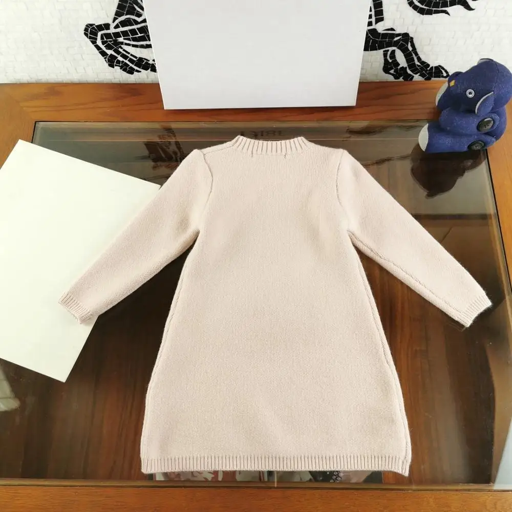 Роскошное Брендовое дизайнерское платье с вышивкой лебедя для девочек, милое детское праздничное платье для девочек, детские платья на осень и зиму