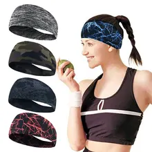 Хорошая эластичность абсорбент Велоспорт Йога Спортивная Повязка от пота Sweatband для мужчин и женщин головные повязки для йоги повязки на голову спортивная безопасность