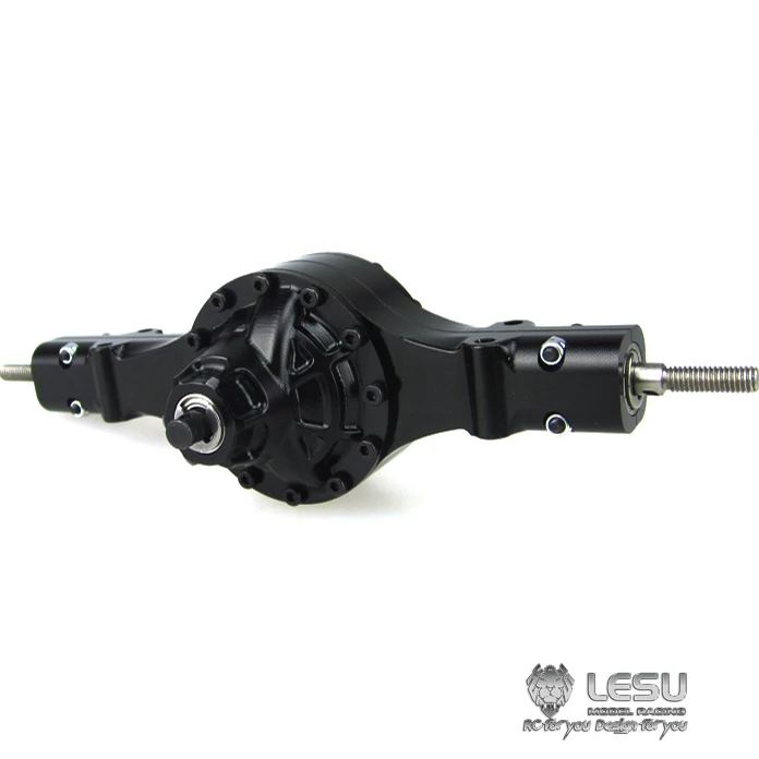IMG LESU 1/14 RC truck differential metal rear axle TMY tractor axle upgrade parts model