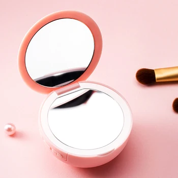 

Makeup Dimmable Fashion Mini Wireless Vanity Mirror LED Light 3X Magnifying Cosmetic Pocket USB Rechargeable Bluetooth Speaker
