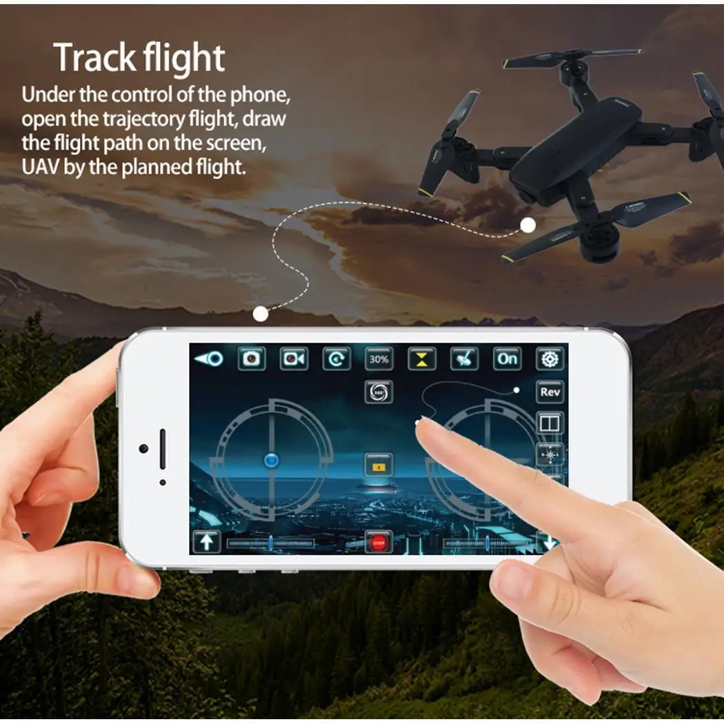 SG700-D WiFi FPV Радиоуправляемый Дрон с 4K 1080P 720P двойной камерой оптический поток в реальном времени антенна видео RC Квадрокоптер складной Дрон