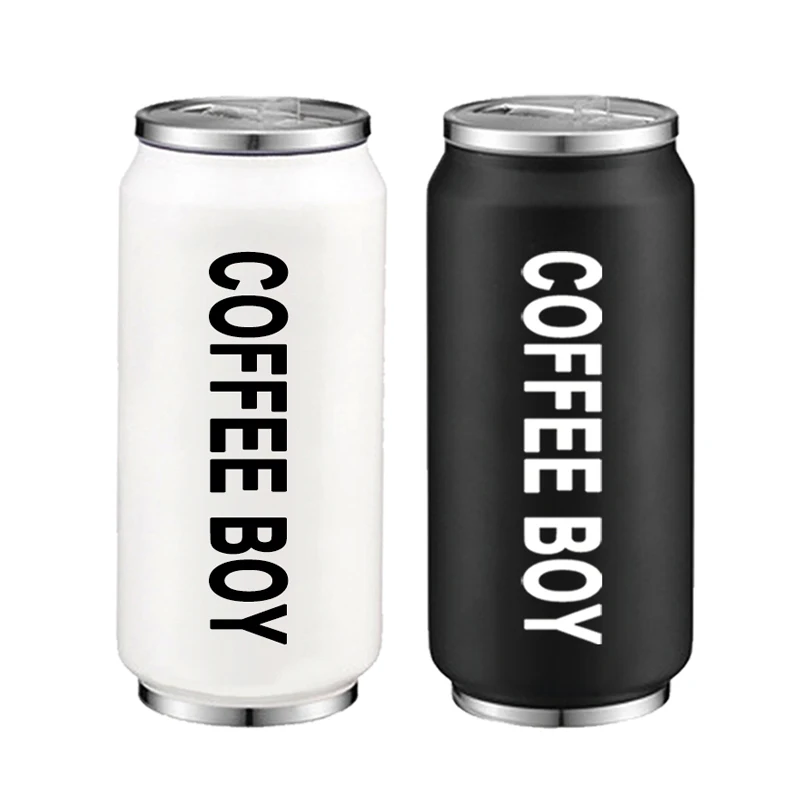 Бутылка для воды Coffee Boy складная соломенная бутылка из нержавеющей стали 304