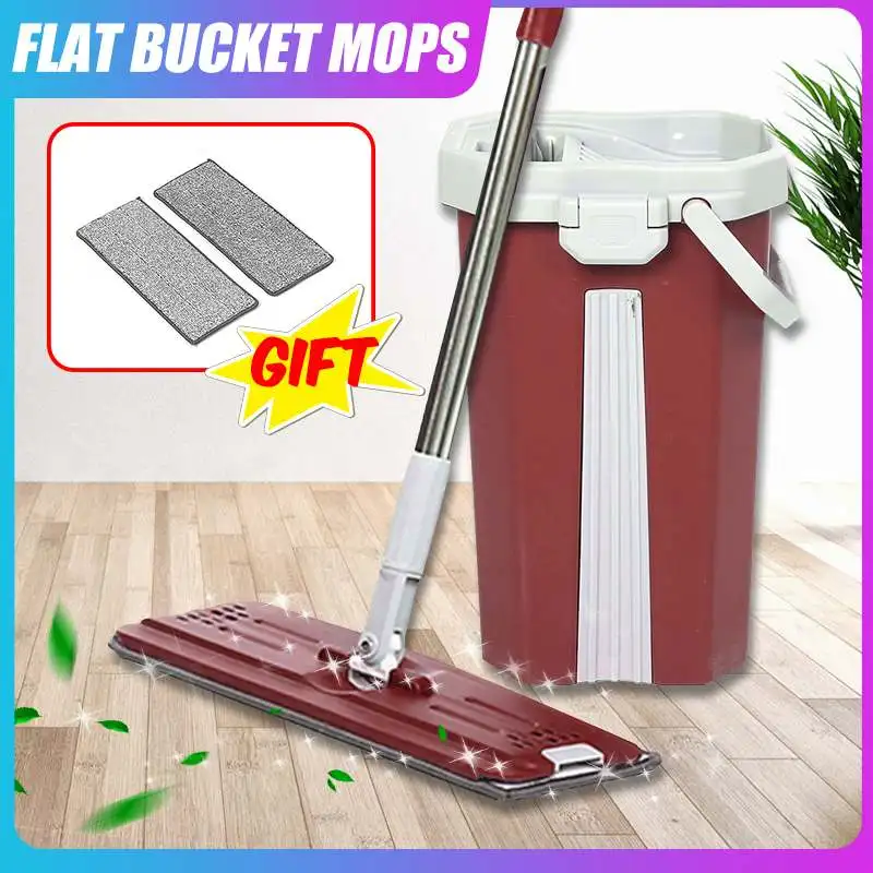 Microfiber Cloth Mop Kitchen Floor Cleaning Flat Mop Rag Bathroom Replacement ld 