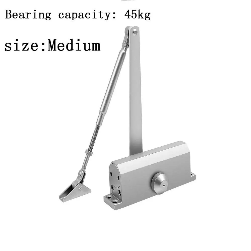 

Fire door hydraulic buffer door closer load bearing 45kg, strong and firm, adjustable strength, protective frame, door hard