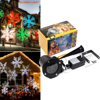 

Christmas Snowflake Projector Lights LED Snowfall Projection Lamp Outdoor
