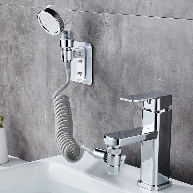 

Bathroom Washbasin Shower Head Water Faucet Kitchen Household Expansion Single Cut Valve Toilet External Shampoo Sprinkler