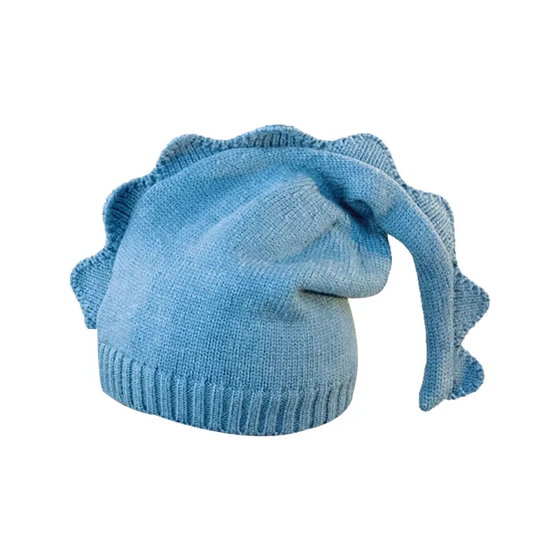 Милые стильные зимние теплые шерстяные наборы шарф шапка Детская меховая шапка из меха лисы детская вязаная шапка шапочки для маленьких девочек комплекты для мальчиков Новинка - Цвет: Кофе