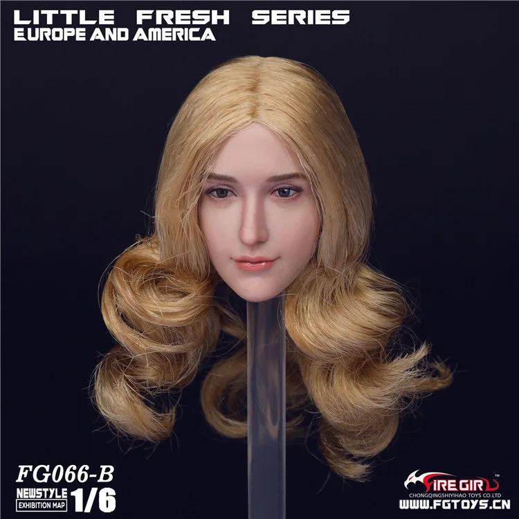 FireGirl игрушки FG066 1/6 в европейском и американском стиле; милая Красота головка Скульптура для детей возрастом от 12 дюймов Коллекционная Tbleague бледно-фигурка героя «сделай сам»