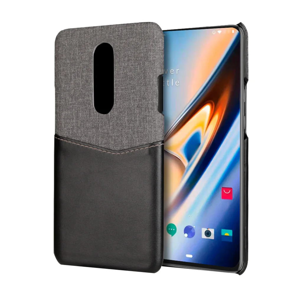 

1 Pc Phone Case Fashion Comfortable Anti-fall Card Slot Phone Cover for OnePlus 7 Pro