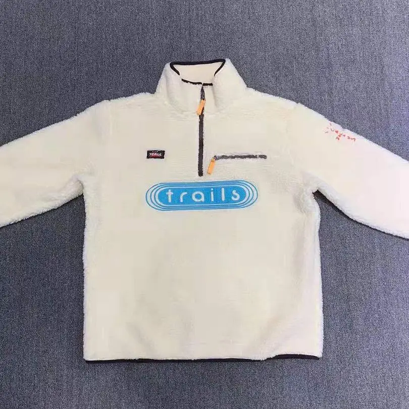 

21SS Sherpa embroidery hoodie men women pullover harajuku aesthetic clothes hoodies