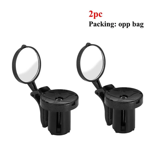 2pcs OPP Bag Package Аксессуары для велосипеда, Велосипедное Зеркало заднего вида с гибким стеклянным объективом, боковое защитное Зеркало для велосипеда, зеркало заднего вида для велосипеда - Цвет: 2pcs OPP Bag Package