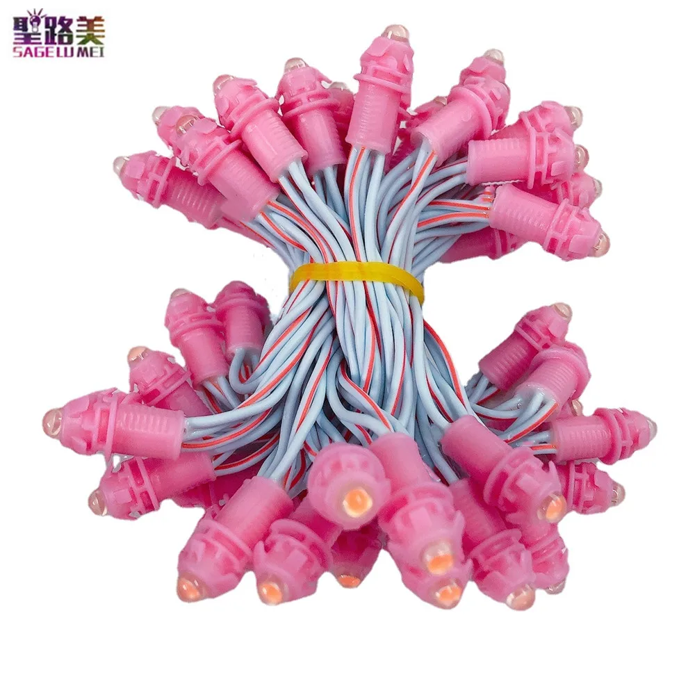 50pcs/ lot 10cm F9MM Single Color Led Pixel Modules DC12V IP67 Waterproof Point Lights For Led Display Advertisement